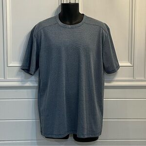 Big Sky Outfitters Shirt Men's Large Blue Short Sleeves